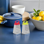 4pcs Mini Cheese Grater: Box Grater Stainless Steel Fine Coarse Handheld Slicer For for Kitchen Cheese Garlic Ginger Vegetable Potatoes