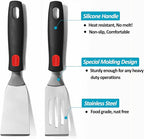 Professional Mini-Serving Spatula Set, Stainless Steel Cutter and Serve Turner for Serving, Flipping or Cooking, Ideal for Brownies, Tiramisu, Cakes, Lasagna or Cookie etc.