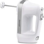 Kenmore Hand Mixer – 5 Speed Handheld Blender, Electric Egg Beater, Whisk, Dough Hooks, Storage Case, Turbo Boost for Cake Mix, Baking, Retractable Cord, Kitchen Appliances