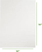GUSTO [12 x 16 Inch - 200 Count] Pre-Cut Parchment Paper Baking Sheets, Non-Stick, Unbleached, Parchment Paper Sheets for Baking & Cooking - White (Formerly Comfy Package)