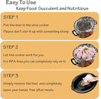 32 Bags Slow Cooker Liners, Disposable Multi Use Cooking Bags,Large Size Fit 3QT to 8QT, Plastic Bags for Slow Cooker, Pans, Aluminum Cooking Trays, BPA Free-13 x 21 Inches