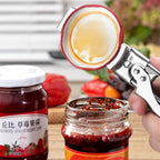 Adjustable Multifunctional Stainless Steel Can Opener, 2026 New Stainless Steel Can Opener Bottle Jar Lid Gripper Household Kitchen Tool, Manual Jar Bottle Opener Kitchen Accessories (1 PC)