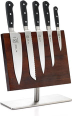 Mercer Culinary 6-Piece Renaissance Board Magnetic Knife Set, 11 3/8 x 9, Stainless Steel