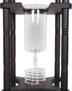 Cold Drip Coffee Maker, 2000ml Large Capacity Glass Dutch Coffee Dripper Ice Drip Coffee Tower w/Stable Base for Commercial Office