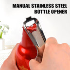 2PCS Jar Opener,Multi-Function Stainless Steel Jar Opener,Practical Multifunctional Jaropener,Easy Twist Manual Handheld Top Remover
