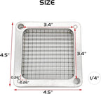 Commercial Vegetable Dicer, Stainless Steel Blade Quick Chopper Machine Easy for Onion Tomato Pepper Potato(1/4")