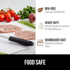 GORILLA GRIP BPA-Free Reversible Kitchen Cutting Board Set of 3, US Designed, Nonporous, Juice Grooves Catch Liquid, Slip Resistant Border, Dishwasher Safe, Durable Food Chopping Boards, Lime Green