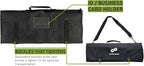 EVERPRIDE Chef Knife Roll Bag Holds 10 Knives – Contains 2 Large Zippered Pockets for Meat Cleavers and Cooking Tools – Durable Knife Case for Chefs and Culinary Students – Knives Not Included