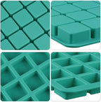 Mity rain 2 Pack 40-Cavity Square Caramel Candy Silicone Molds,Chocolate Forf Truffles, Fat Bombs Keto Snacks, Whiskey Ice Cube Tray,Grid Fondant Mould,Hard Candy Pralines Gummy Jelly Mold