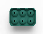 glacio Silicone Ice Cube Trays – Large Silicone Molds for 2-Inch Ice Cubes and Spheres Whiskey Ice Cube Trays with Lids for Cocktails & Bourbon – Set of 2