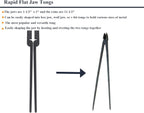 Rapid Tongs Bundle Set 6 Type of Tong Bundles Set DIY Rapid Tongs Comes with Rivet for Beginner Futher Smithing