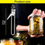 Adjustable Stainless Steel Jar Opener, 2026 New Multifunctional Stainless Steel Can Opener, Jar Lid Opener for Weak Hands, Jar Lid Gripper Bottle Opener Kitchen Accessories (2)