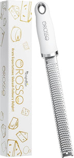 Grater, Lemon Zester Cheese Grater, Cheese Shavings, Parme Cheese, Ginger, Garlic, Zester Grater (white)
