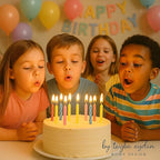 by Tugba Aydan - Birthday Candle - 72 Count Mix Color Birthday Candles for Cake, Cake Candle for Birthday, Party Small Candles