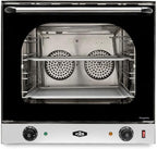 KWS CO-3 1600W Half Size Commercial Countertop Convection Oven, 2 Cu. Ft. - 120V, 4-Tier Toaster w/Front Glass Door, Electric Baking Oven