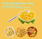 Corn Peeler for Corn on the Cob,Corn Peeler,Corn on The Cob Remover,Stainless Steel corn cob stripper,Quickly Shucking Corn Kernel Remover Tool,Suitable for kitchen and Picnic Enthusiasts (1)