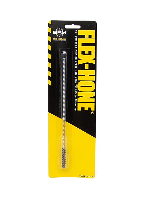 Brush Research BC6M400 FLEX-HONE®, 0.236" (6mm) Diameter, 400 Grit, Silicon Carbide, for Mild Steel, Stainless Steel, Cast Iron and Softer Ferrous Materials