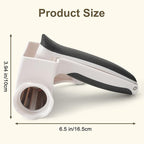 Cheese Grater with Hand Crank - 3 Adjustable Grating Drums for Parmesan & Hard Cheeses - Shatter-Resistant & Easy to Clean
