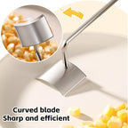 Corn peeler for corn on the cob - 2025 Heavy Duty Stainless Steel corn husker tool with Comfort Grip Handle Efficient Peeler for Fresh Corn | Home Kitchen, Restaurant & Outdoor Use(1 PCS)