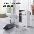 Kitchen Mama Auto 2.0 Electric Can Opener: Blade Opens Almost Any Can Pop or Soda Can - Automatic, Hands Free, Safe, Smooth Edge, Lid Remover, Battery Operated, Cordless, YES YOU CAN (Marble White)