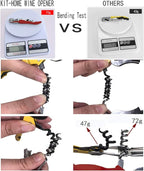 Professional Waiter Corkscrew Wine Openers Set, Heavy Duty Stainless Steel Hinges Wine Key for Restaurant Waiters, Sommelier, Bartenders