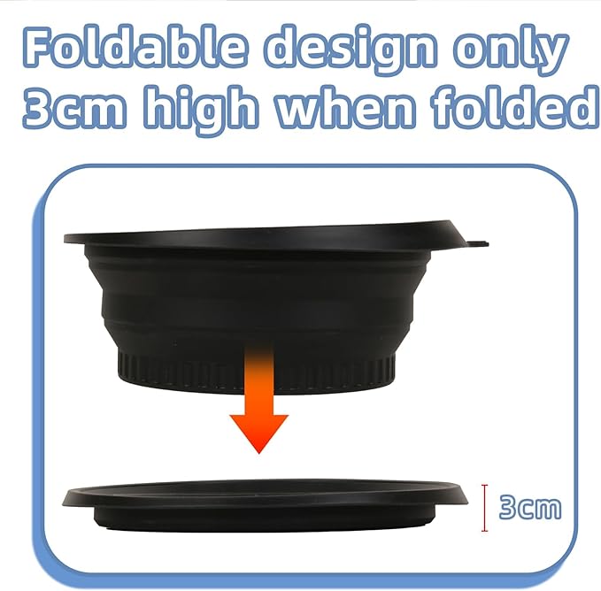 Face Bowl for Ice With Built-in Ice Tray, Collapsible Silicone Ice-Bath Face Bowl, Small Reusable Face-Ice Plunge Bowls, Perfect for Home Use, Camping, Travel (Red)