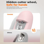 Canslab Ultrablde SE - USB Rechargeable Electric Can Opener for Kitchen for Seniors with Arthritis- Cordless Battery Powered Automatic, Side Cut, Smooth Edge, Handsfree, for Small or Large Cans, Pink