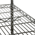Shelving Inc. 14" d x 60" w Chrome Wire Shelving with 2 Tier Shelves, Weight Capacity 800lbs Per Shelf