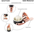 WOTOR Champagne&Wine Bottle Stoppers Stainless Steel with Food Grade Silicone, Leak Proof Keep Fresh Reusable Saver, Cork Suitable for Wine, Champagne, Cava, Prosecco and Sparkling (12 Pack Rosegold）