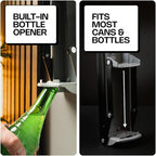 Can Crushers - Wall Mounted Aluminum Can Smasher - Ideal for Garbage Can and Recycling Bin - Outdoor Bar Accessories Must-Have - Home Improvement Essential - Efficient Can Crusher by Strawn (Gray)