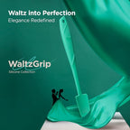 Kitchen Mama WaltzGrip Platinum Silicone Jar and Can Spatula Utensil Set: Heat-Resistant, Nonstick Scraper, Scooping, Perfect for Smoothies, Jam, Cream, Peanut Butter, Dishwasher Cooking Gadget (Teal)