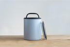 AirScape Planetary Design Kilo Coffee Storage Canister - US Patented Inner Plunger Lid Removes Excess Oxygen - Don't Buy airtight, Buy AIR-Less - Holds 2.2 lbs Coffee Beans - (Matte Gray)