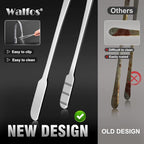 WALFOS Tweezer Tongs for Cooking, Kitchen Tweezers Stainless Steel Pasta Tweezers Tongs for Cooking, Roasting, Grabbing Small Objects, Dessert, BBQ, Spaghetti 3 Pcs (8+10+12-Inch)