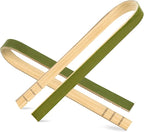 200 Pcs Mini Bamboo Tongs, 4 Inch Wooden Disposable Cooking Utensils, Charcuterie Boards Accessories, Natural Toast Tongs for Cooking and Serving Food
