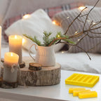 Silicone Beeswax Mold, Makes 5 x 1 OZ Wax Bars with The Word Beeswax Embossed, Reusable Beeswax Bar Mold, Reusable, Easy Release, Reusable Silicone Molds for DIY Soap, Candle, Wax Block Crafting
