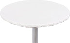 Yourtablecloth Heavy Duty Vinyl Round Fitted Tablecloth (Table Cover) with Flannel Backing Vibrant Colors Elasticized Tablecloth Great for Indoor and Outdoor Dining and Playing Cards 60” White