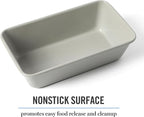 Martha Stewart Gallen 9 Inch Nonstick Carbon Steel Loaf Pan - Cool Grey