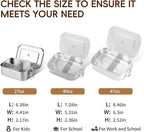 GOLDEN KEY Stainless Steel Lunch Box for Kids,BPA Free Bento Box for Kids with Leakproof Condiment Container,3 Compartment Bento box for School and Eating Out,Freezer & Dishwasher Safe(Brown)