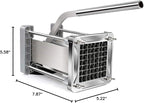 French Fry Cutter, Sopito Professional Potato Cutter Stainless Steel with 1/2-Inch Blade Great for Potatoes Carrots Cucumbers