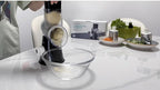 Rotary Cheese Grater Hand Crank, Grater For Kitchen With Reinforced Suction - Rotary Cheese Grater With 3 Replaceable Stainless Steel Blades - Easy to Use & Clean - Vegetable Cutter (Black)
