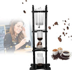 Cold Drip Coffee Maker, 2000ml Large Capacity Glass Dutch Coffee Dripper Ice Drip Coffee Tower w/Stable Base for Commercial Office