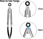 Silicone Kitchen Utensils Set 15PC Cooking Utensils Set, 600°F Heat Resistant Kitchen Gadgets Sets for Nonstick Cookware with Holder, Turner, Tongs, Whisk, Spoons, Spatulas, Brush, Black