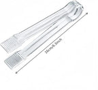 20 Pack of Set Plastic Buffet Serving Tongs Mini Serving Utensil Tongs Appetizers Tongs and Plastic Kitchen Scoops Clear Ice Scoop Buffet Scoop for Candy Dessert Buffet Ice