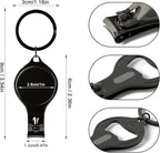80pcs Personalized 4 in 1 Multi Function Bottle Opener, Nail Clipper, Wedding Favors Brewery, Private Customized, Black, Multitool Gifts for Men