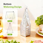 Reusable Aluminum Foil Sealable Storage Bags, 2026 New Resealable Vacuum Zipper Pouches, Stand Up Foil Sealable Bags with Label and Zip Lock for Kitchen (30, Large)