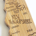 Destination New Hampshire State Shaped Cutting Board - view 5