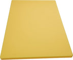 Winco Cutting Board, 12 by 18 by 1/2-Inch, Yellow