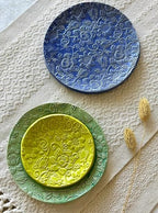 ECHO Embossing Rolling Pin with Ornamental Bloom Pattern – Dough and Clay Roller for Embossed Cookies and Pottery - Cookie and Ceramic Stamp - Baking Gifts for Women by Algis Crafts