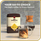 Don Francisco's Vanilla Nut Ground Coffee, Medium Roast – Flavored 100% Arabica, 20 oz Bag, Premium Coffee for Drip, Pour Over & French Press