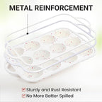 Silicone Muffin Pans for Baking, Metal Reinforced Frame Regular 24 Cups & Mini 12 Cups Cupcake Pan Nonstick Muffin Pan for Homemade Baking Easy to Handle
